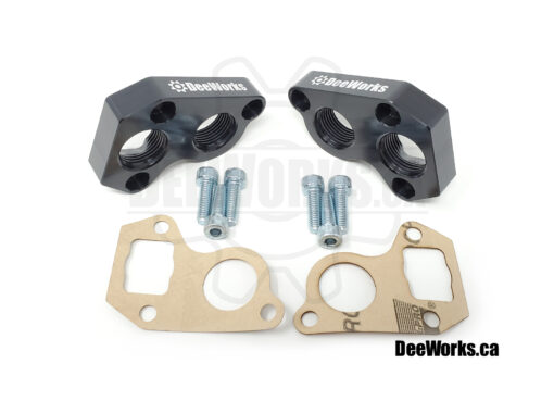 LS Remote Water Pump Billet Flange Plate Adapter -12AN by DeeWorks