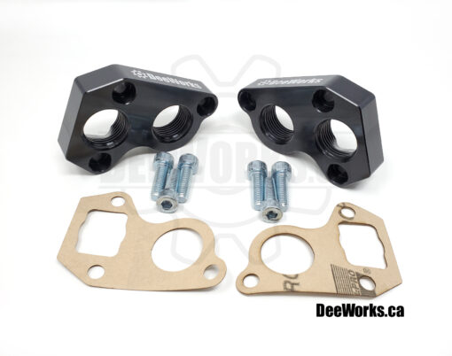 LS Remote Water Pump Billet Flange Plate Adapter -12AN by DeeWorks