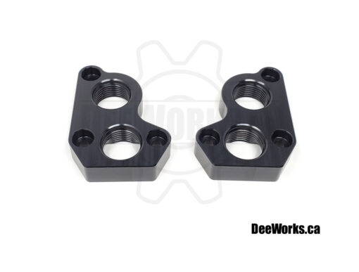 LS Remote Water Pump Billet Flange Plate Adapter -12AN by DeeWorks