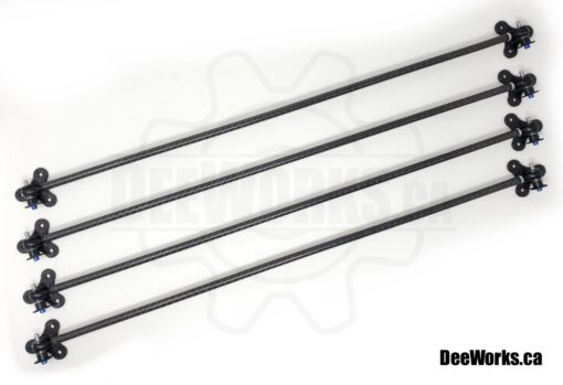 Carbon Fiber Strut Mounting kit for Drag Wing by DeeWorks