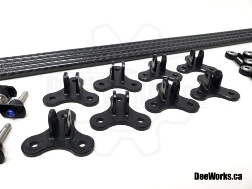 Carbon Fiber Strut Mounting kit for Drag Wing by DeeWorks