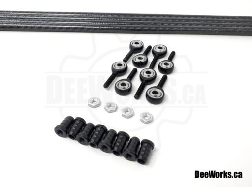 Carbon Fiber Strut Mounting kit for Drag Wing by DeeWorks