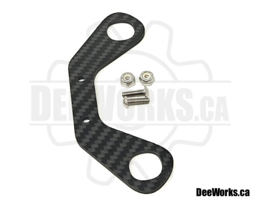 Carbon Fiber Bracket for Steering Wheel Push Buttons Dual Double