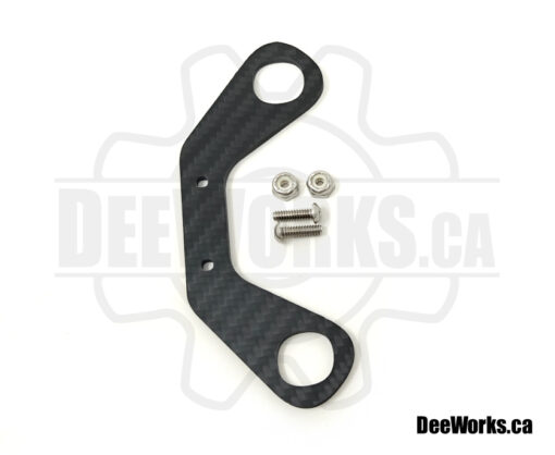 Carbon Fiber Bracket for Steering Wheel Push Buttons Dual Double