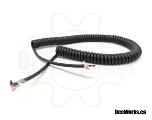 Coiled Cable for DIY Steering Buttons - 4x22AWG