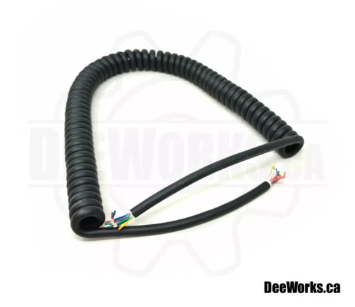 Coiled Cable for DIY Steering Buttons - 8x22AWG