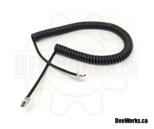 Coiled Cable for DIY Steering Buttons - 4x22AWG