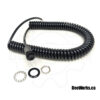Black Steering Push Buttons with Coiled Cable