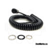 Black Steering Push Buttons with Coiled Cable